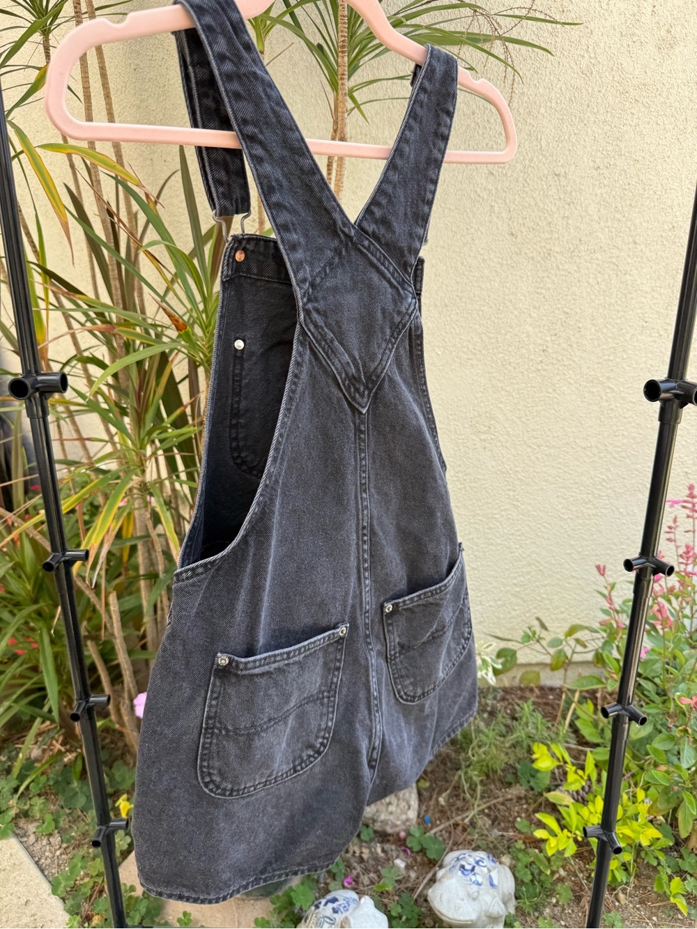 Black Old Navy Shorts Overalls Size Small - Picture 3 of 8